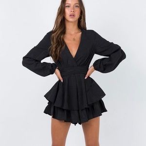 Princes Polly brand new w tags black playsuit